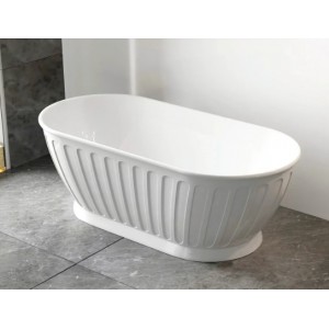 Kensington Freestanding Bath Gloss White 1700